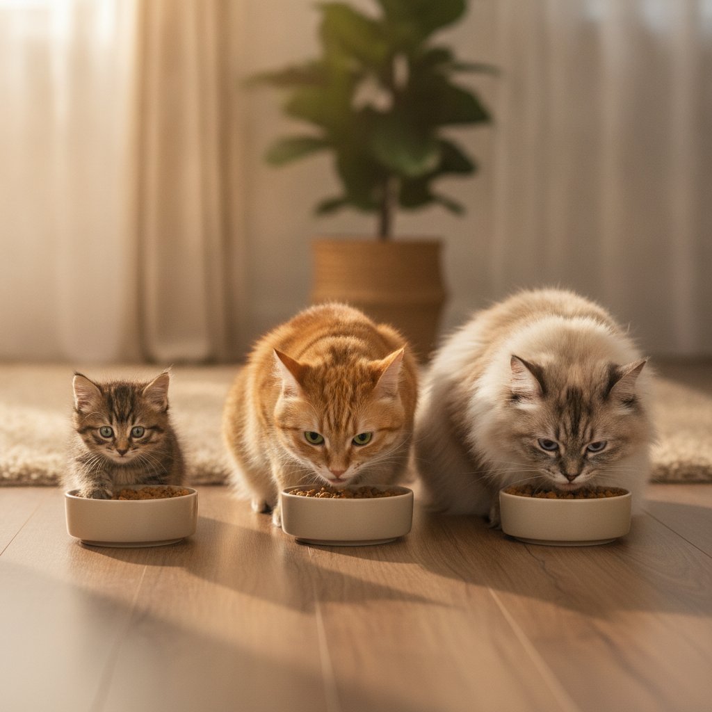 자묘, 성묘, 노령묘 나이대별 고양이